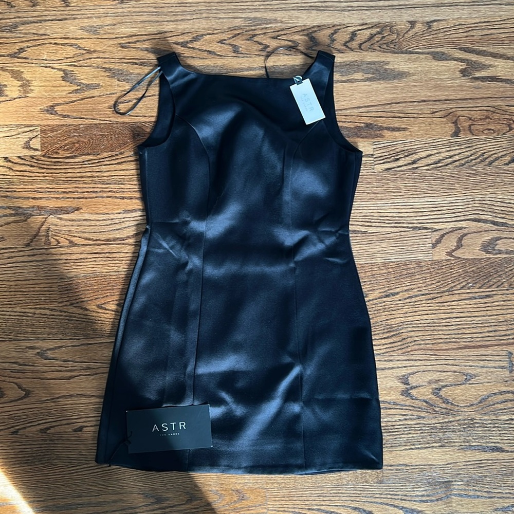 Alisanne Satin Mini Dress